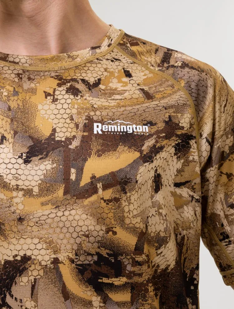 Футболка Remington Moisture Removal Yellow Waterfowl Honeycombs — одежда для охоты, рыбалки, туризма и города | KORGAN.KZ