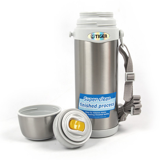 Термос TIGER классический Мод. MBI-A080 Clear Stainless — качественный термос для походов, туризма и активного отдыха
