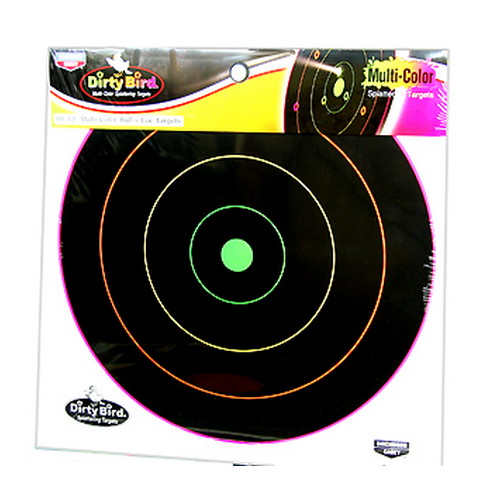 Мишени (бумажные) BIRCHWOOD Мод. 12" DIRTY BIRD MULTI-COLOR для спортивной стрельбы в Алматы, Казахстан