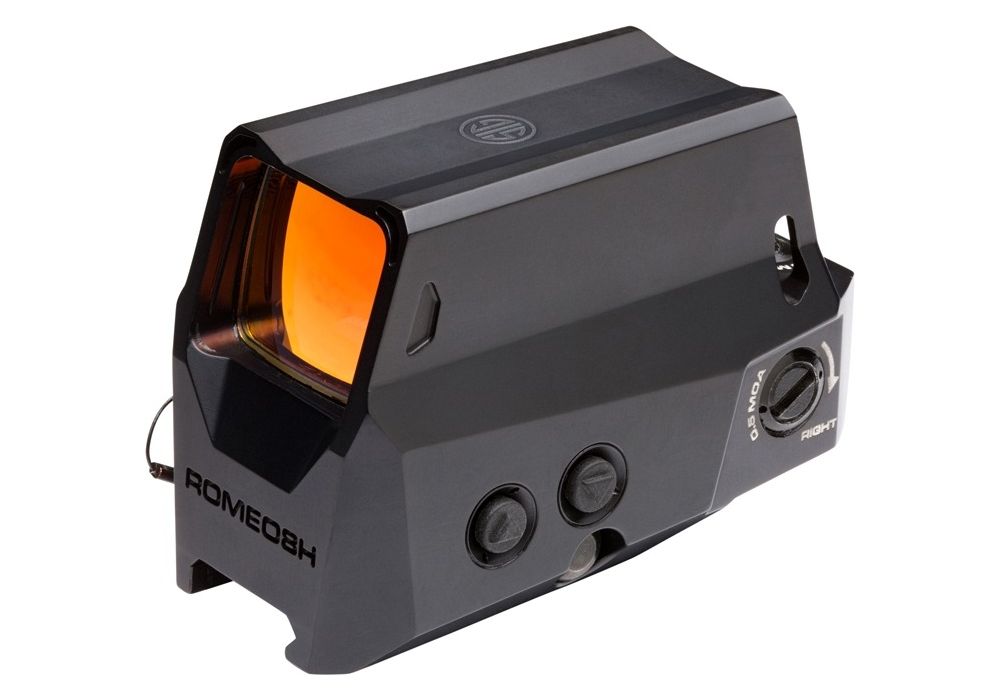 Коллиматорный прицел SIG-SAUER Мод. ROMEO8H 1x38 BLACK (IR: 2 MOA RED DOT BALLISTIC CIRCLE DOT)(кронштейн FIX на шину PICATINNY/WEAVER) для охоты в Алматы, Казахстан