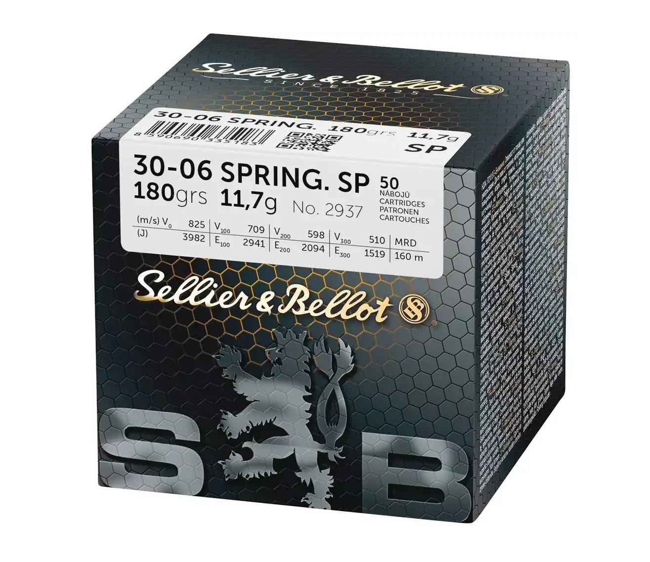 Купить Патрон для нарезного оружия S&B (.30-06 Sprg.)(SP-2937)(180grs)(11,7г) в Алматы | Казахстан | Корган Центр