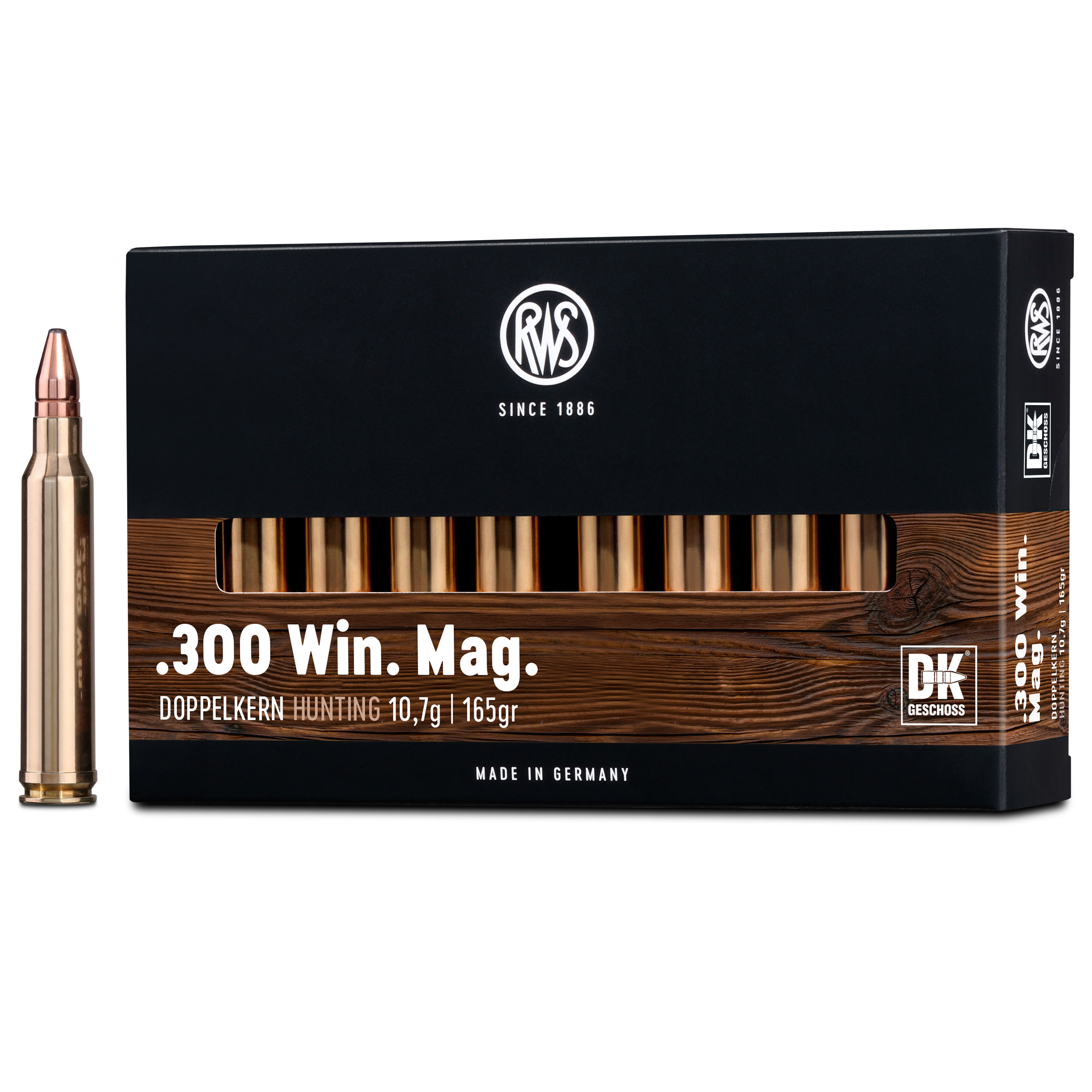 Купить Патрон для нарезного оружия RWS (.300 Win.Mag.) DK (165grs)(10,7г) в Алматы | Казахстан | Корган Центр