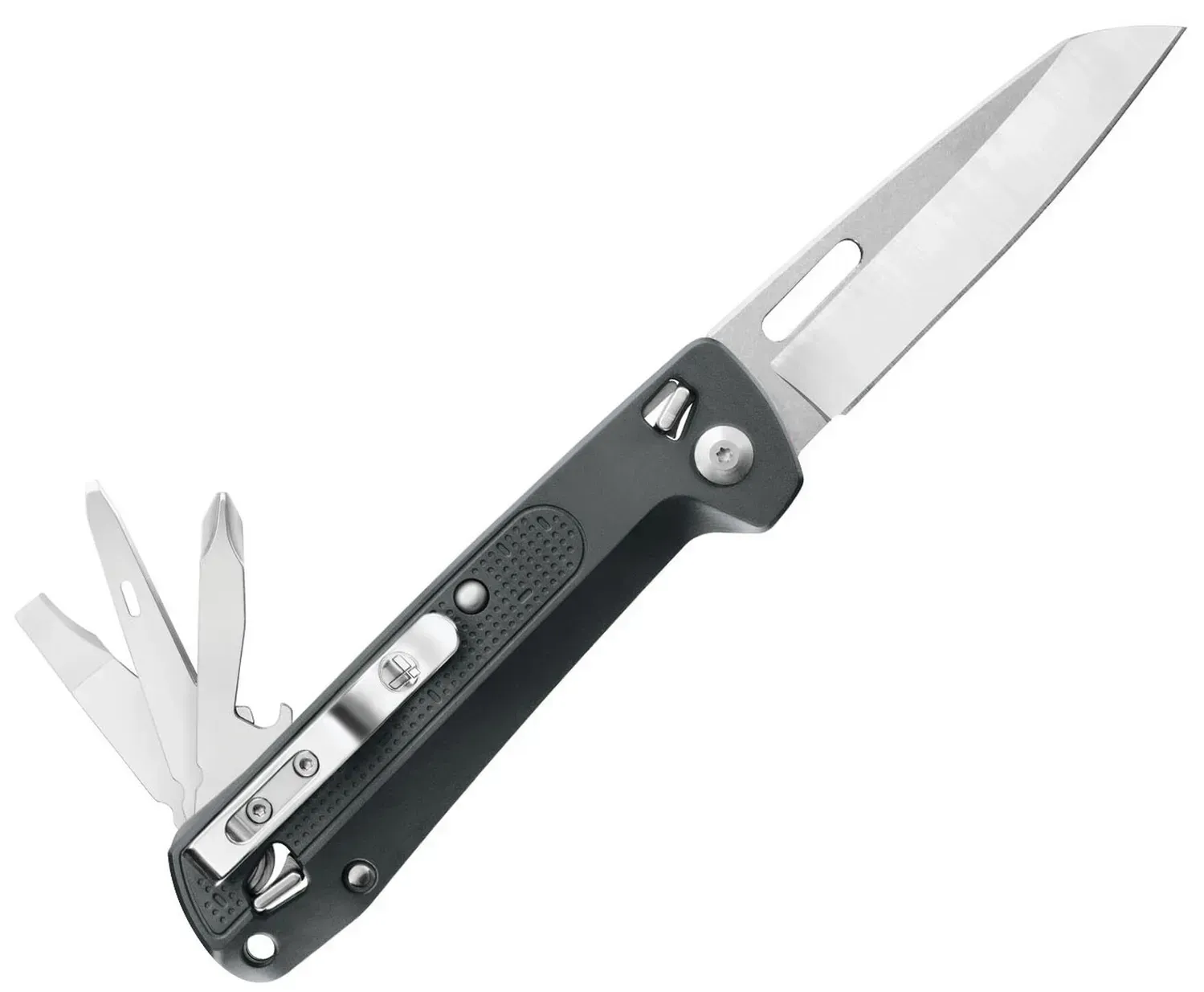 Купить Складной нож LEATHERMAN Мод. FREE K2 GRAY в Алматы — магазин Korgan Center | Казахстан | Доставка во все регионы