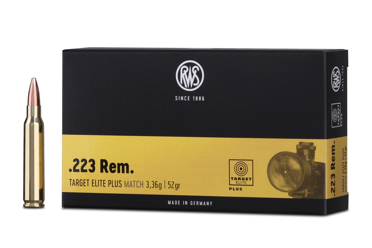 Купить Патрон для нарезного оружия RWS (.223 Rem.) Target Elite Plus (52grs)(3,4г) в Алматы | Казахстан | Корган Центр