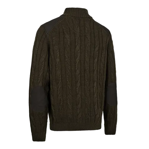 Пуловер DEERHUNTER-RANDALL 1/2 ZIP (Art Green) — одежда для охоты, рыбалки, туризма и города | KORGAN.KZ