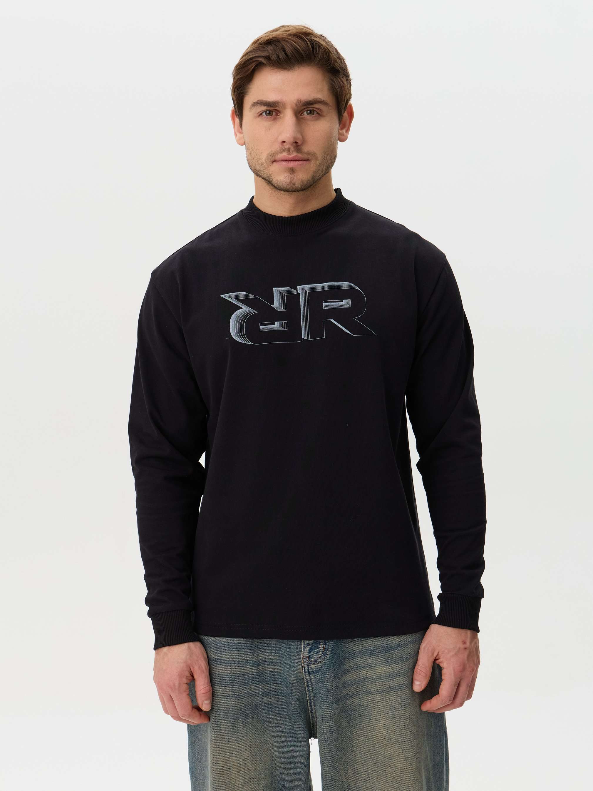 Футболка мужская с длинным рукавом Remington RR Black — одежда для охоты, рыбалки, туризма и города | KORGAN.KZ