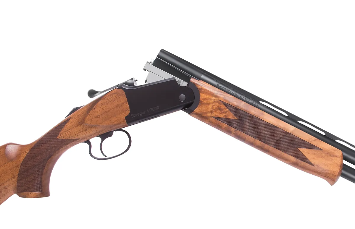 Гладкоствольное ружье STOEGER Мод. V7000 WOOD BLACK R-ALU  (двуствольное) калибра 12/76 — детальное фото