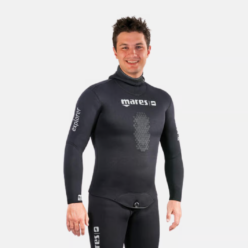 Куртка от гидрокостюма MARES PP Мод. EXPLORER BLACK 5.0 (неопрен - 5,0мм) — рыболовные и охотничьи товары в Алматы | KORGAN.KZ