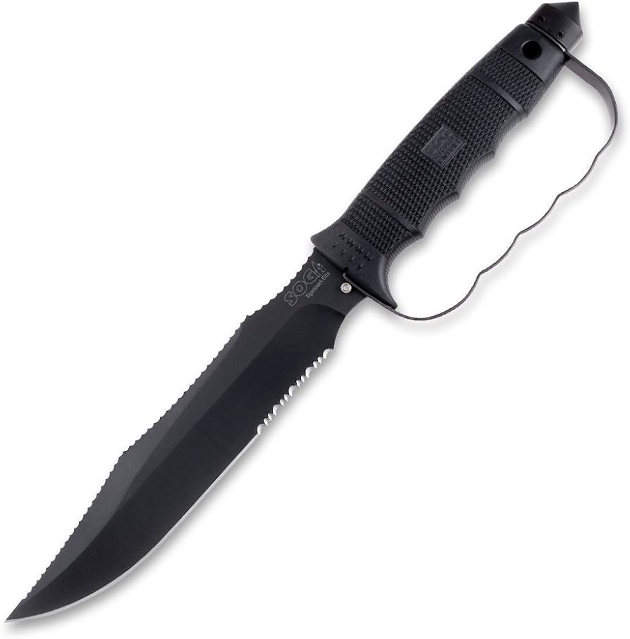 Нож SOG Мод. TIGERSHARK ELITE BLACK для охоты в Алматы, Казахстан