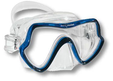 Маска MARES Мод. PURE VISION CLEAR/BLUE — рыболовные и охотничьи товары в Алматы | KORGAN.KZ
