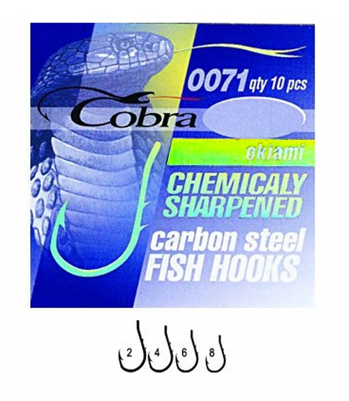 Крючки COBRA Мод. OKIAMI BZ — рыболовный крючок, снасть и аксессуары для рыбалки | Алматы, Казахстан