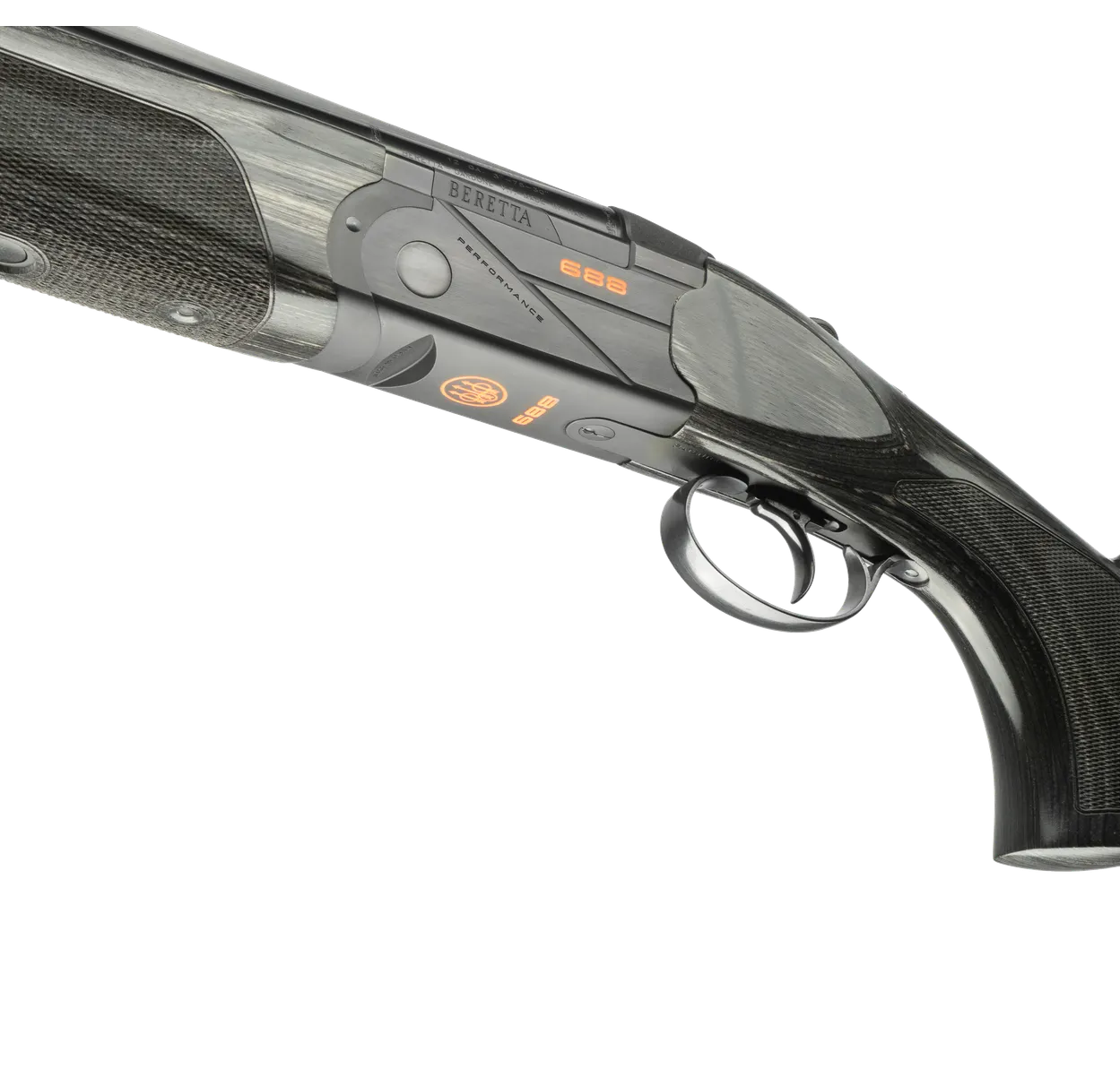 Гладкоствольное ружье BERETTA Мод. 688 TRAP BLACK  (двуствольное) калибра 12/70 — детальное фото