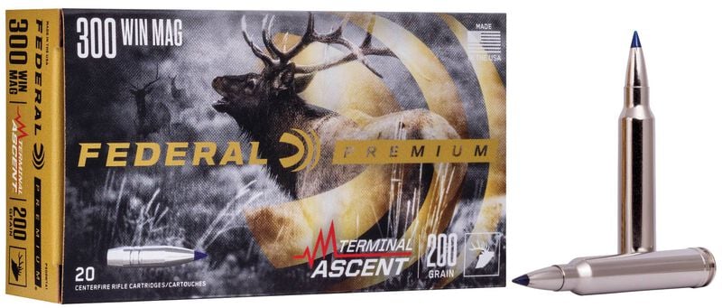 Купить Патрон для нарезного оружия FEDERAL P (.300 Win.Mag.) TERMINAL ASCENT (TA)(200grs)(12,96г) в Алматы | Казахстан | Корган Центр