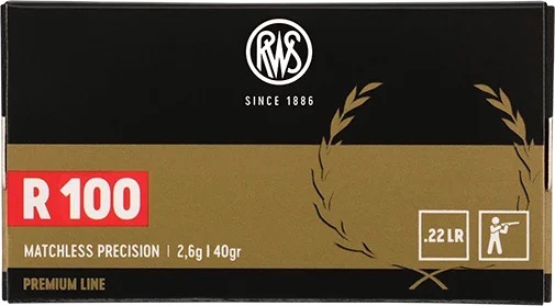 Купить Патрон для нарезного оружия RWS (.22 l.r.) Premium R100 (40grs)(2,6г) в Алматы | Казахстан | Корган Центр
