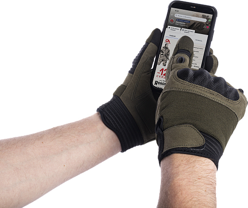 Перчатки Remington Tactical Green (Sensory Touch) — технические характеристики, материалы и назначение | KORGAN