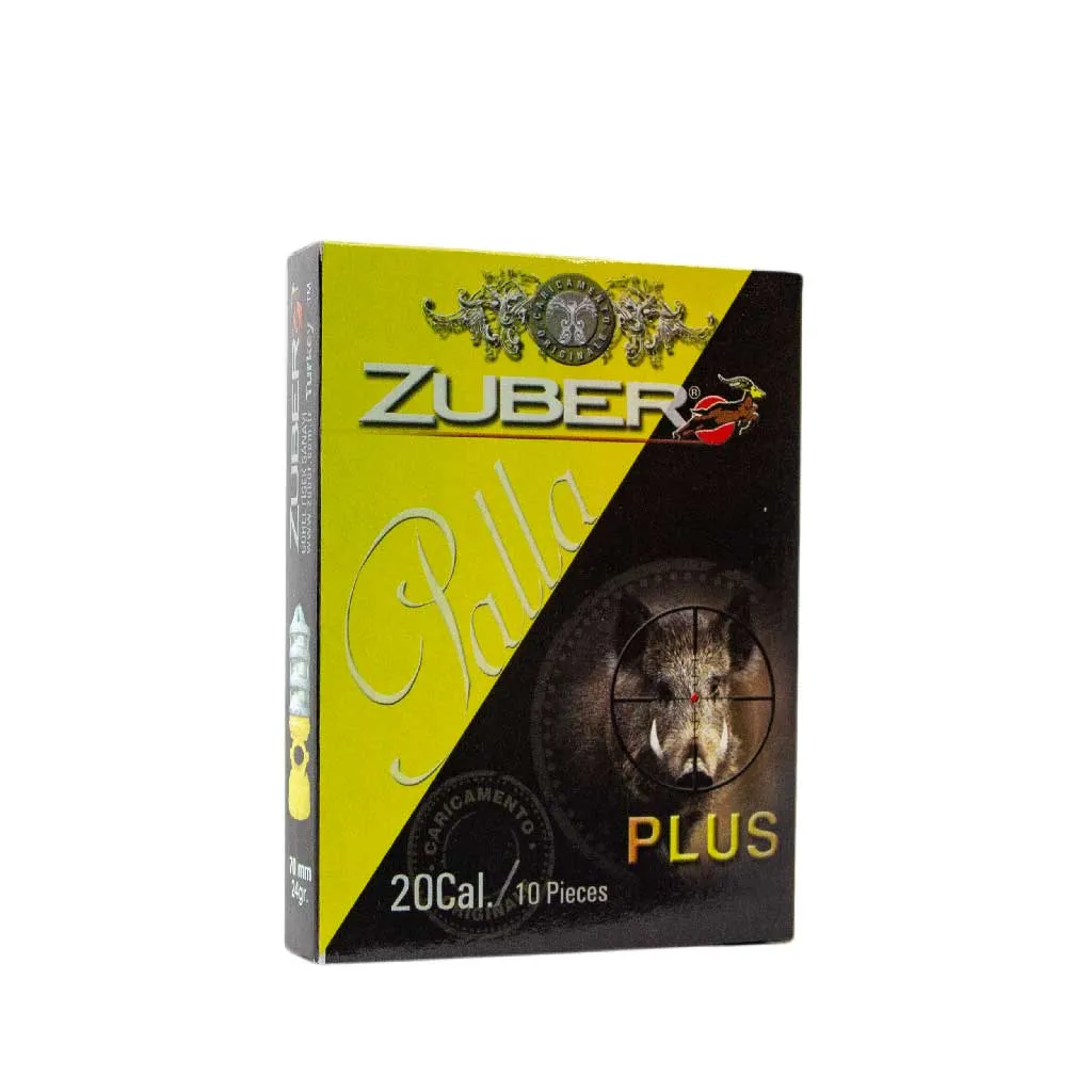  Патрон для гладкоствольного оружия ZUBER Palla Plus (20/70)(24г) в Алматы | Казахстан | Корган Центр | KORGAN
