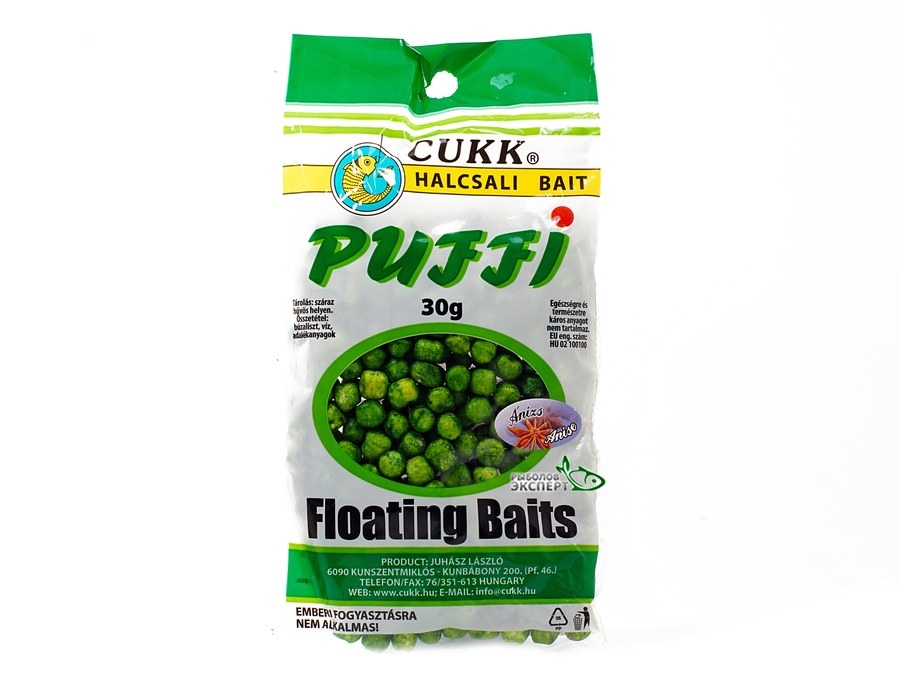 Приманка PUFFI (плавающая)(аромат анисовый-зеленая)(10-14мм)(30г.) — приманка, снасти и аксессуары для рыбалки | Алматы, Казахстан
