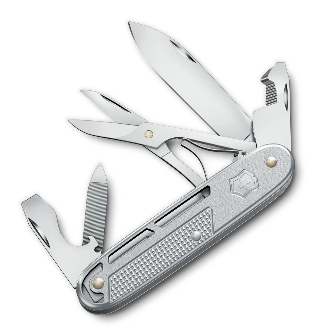 Купить Складной нож VICTORINOX Мод. SYNERGY X ALOX SILVER в Алматы — магазин Korgan Center | Казахстан | Доставка во все регионы