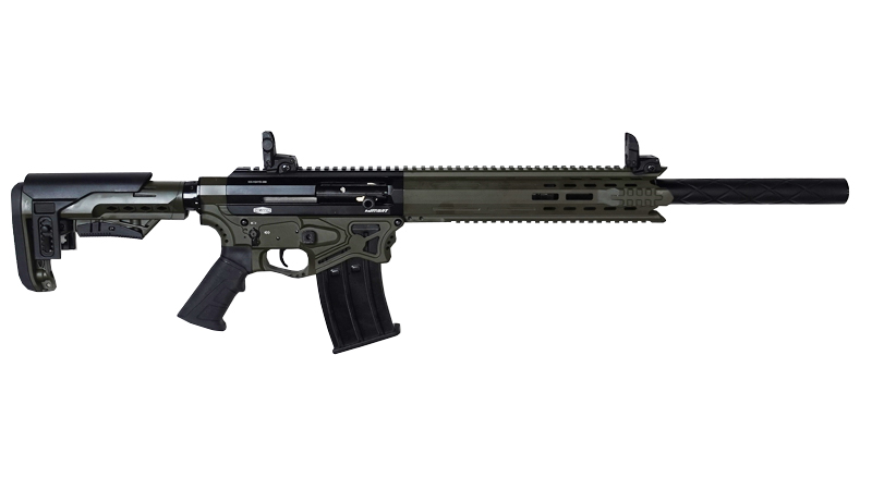 Гладкоствольное ружье REC ARMS Moд. KOMBAT FR12 M3 CERAKOTE OD GREEN  (полуавтоматическое) калибра 12/76 — детальное фото