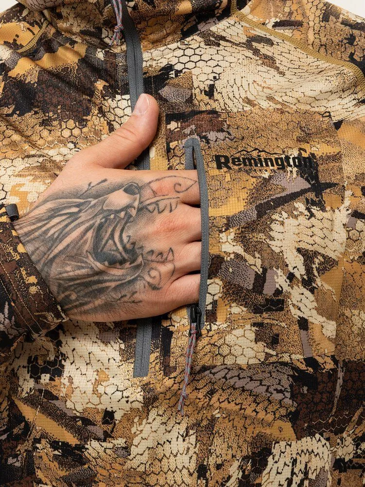 Лонгслив Remington Foliage Anti-mosquito Yellow Waterfowl Honeycombs — одежда для охоты, рыбалки, туризма и города | KORGAN.KZ