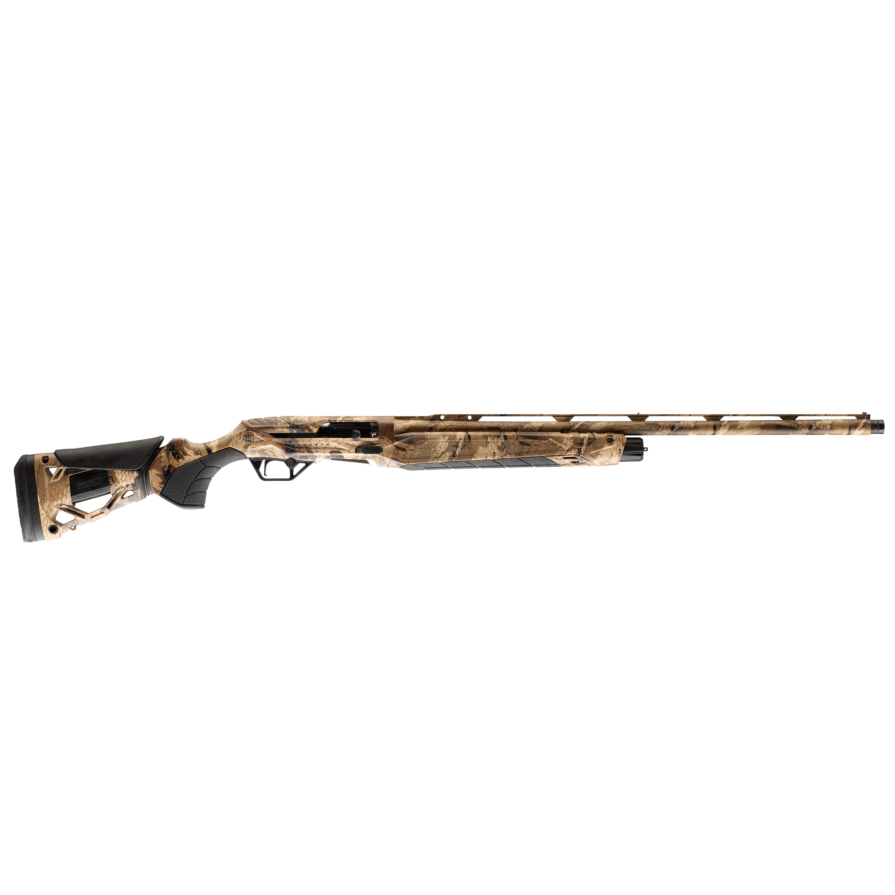 Гладкоствольное ружье BERETTA Moд. AX800 SUPREMA SYNTHETIC CAMO OPTIFADE MARSH KICK-OFF  (полуавтоматическое) калибра 12/89 — детальное фото