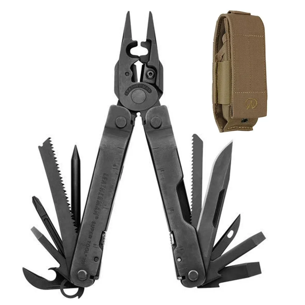 Мультиинструмент LEATHERMAN Мод. SUPER TOOL 300 EOD BLACK для охоты и туризма в Алматы, Казахстан