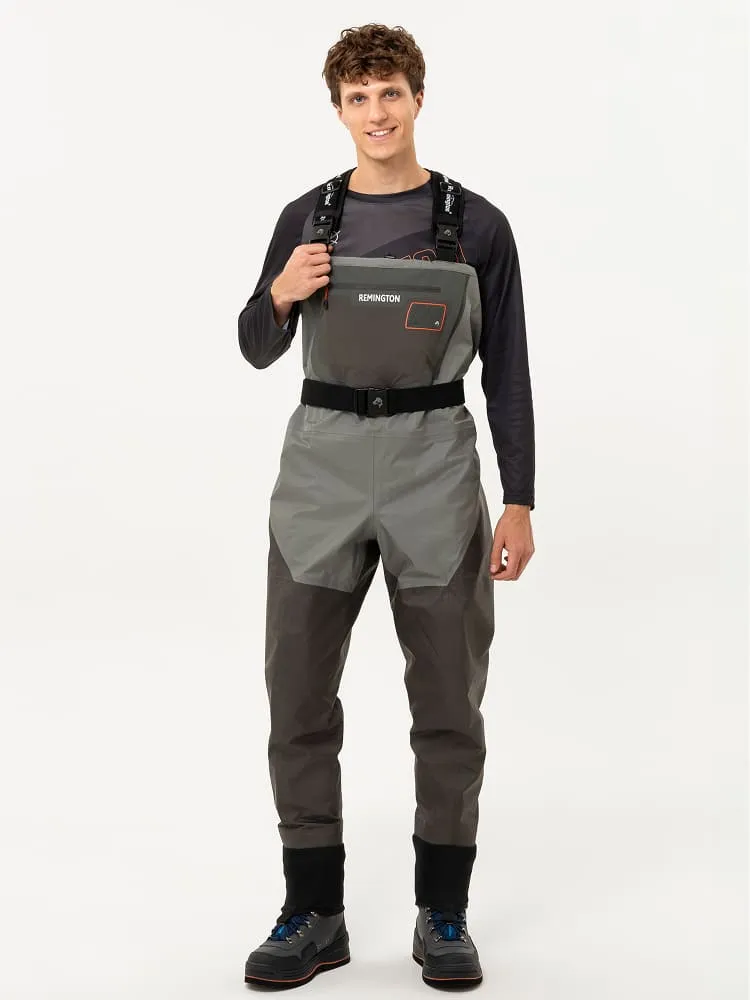 Вейдерсы забродные Remington  Fishing  Rivers Black/Grey — технические характеристики, материалы и назначение | KORGAN