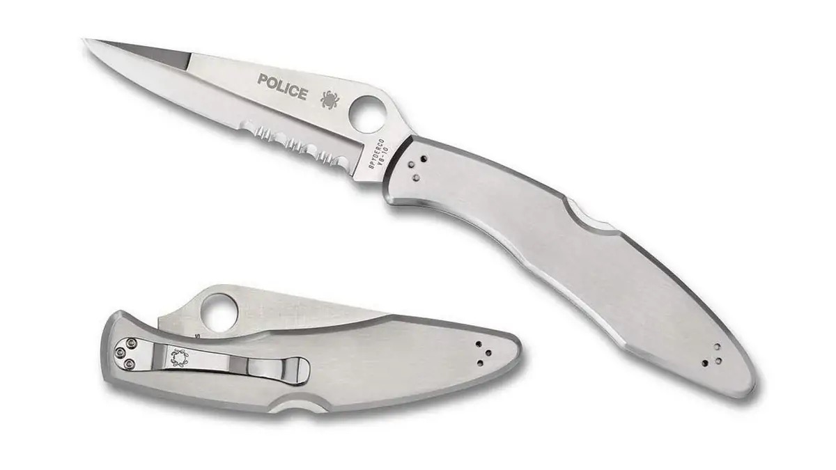 Купить Складной нож SPYDERCO Мод. POLICE SS в Алматы — магазин Korgan Center | Казахстан | Доставка во все регионы