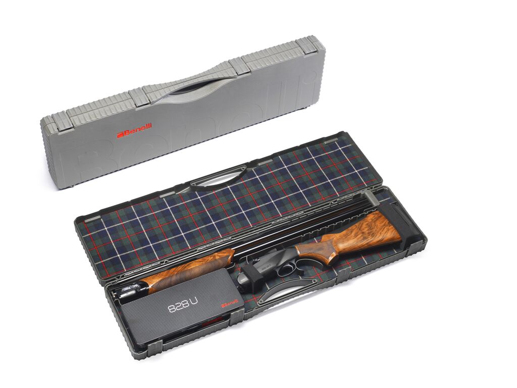 Гладкоствольное ружье BENELLI Мод. 828U BLACK WOOD P-COMFORT POWERBORE CRIO (двуствольное) калибра 12/76 — детальное фото