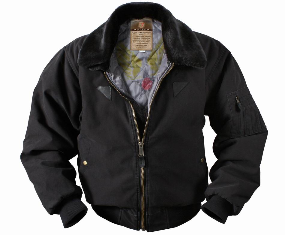 Куртка ROTHCO Мод. VINTAGE BOMBER B-15A (Black) — куртки, жилеты, маскировочные костюмы, одежда для рыбалки и охоты | KORGAN Казахстан