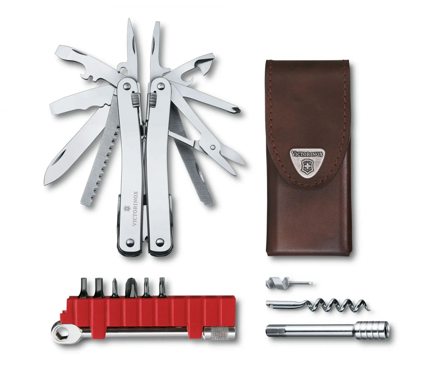 Мультиинструмент VICTORINOX Мод. SWISSTOOL SPIRIT X PLUS RATCHET для охоты и туризма в Алматы, Казахстан
