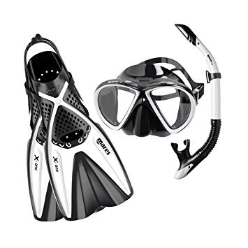 Комплект MARES X-ONE MAREA: Маска + Трубка + Ласты (WHITE) — рыболовные и охотничьи товары в Алматы | KORGAN.KZ