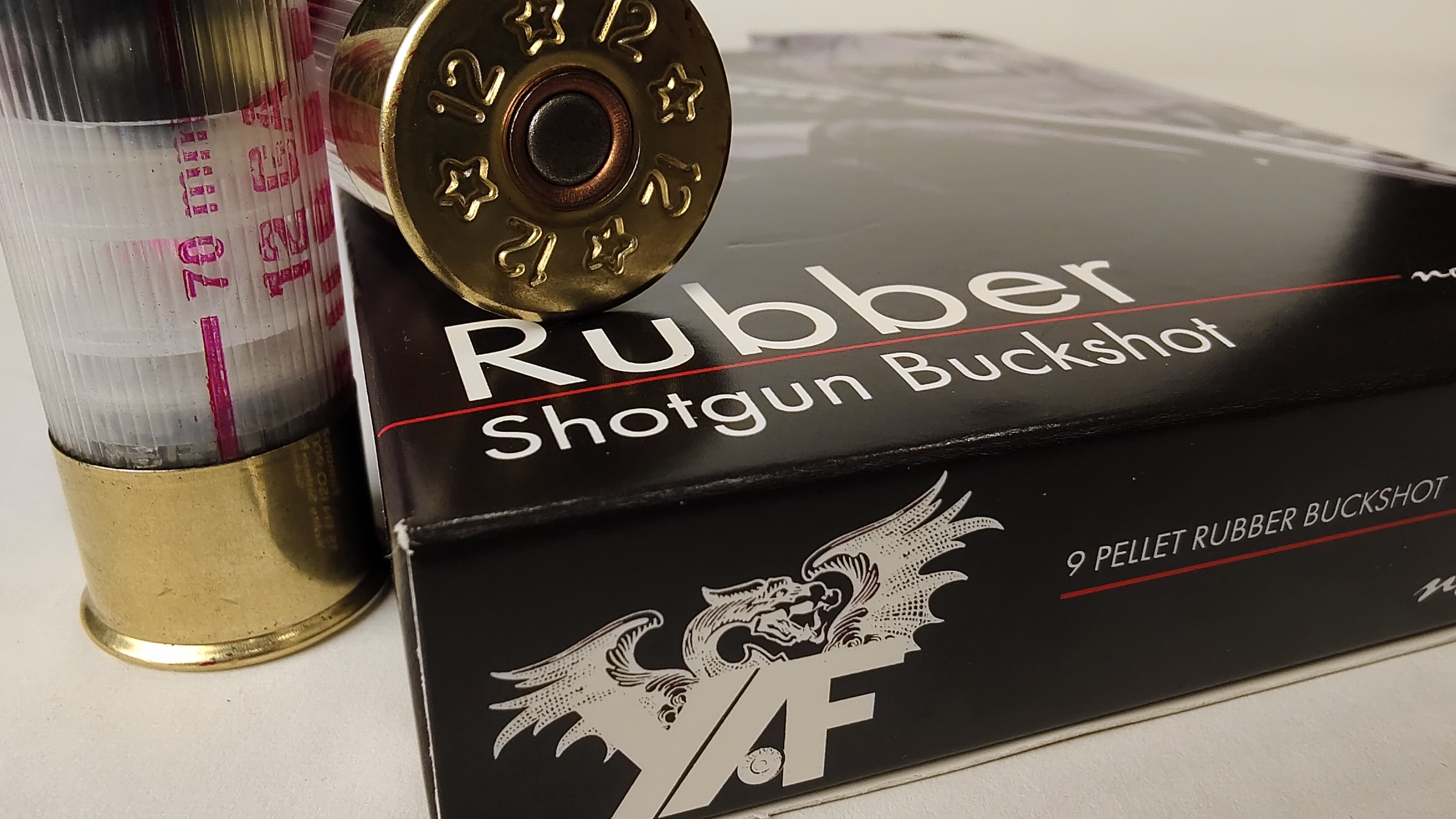  Патрон для гладкоствольного оружия Y.A.F.-Rubber-Ball-3 (12/70)(1,51г)(3 резиновых шара Ø8,6мм) в Алматы | Казахстан | Корган Центр | KORGAN