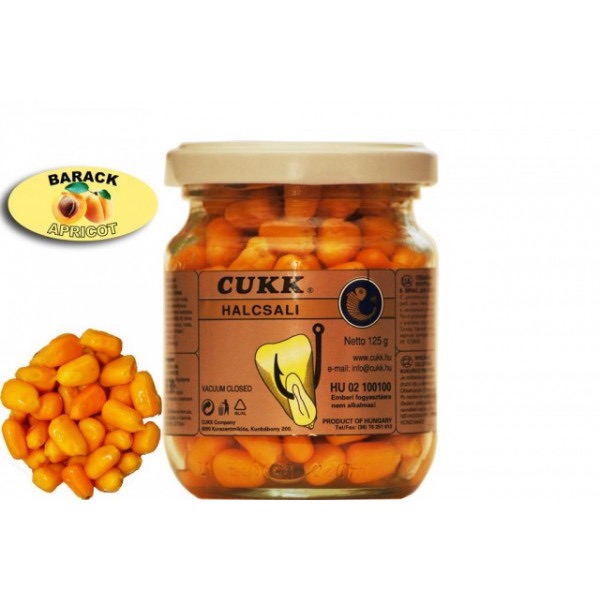 Кукуруза CUKK DELIKATES EXTRA (аромат абрикосовый-оранжевая)(220мл.-125г.) — приманка, снасти и аксессуары для рыбалки | Алматы, Казахстан