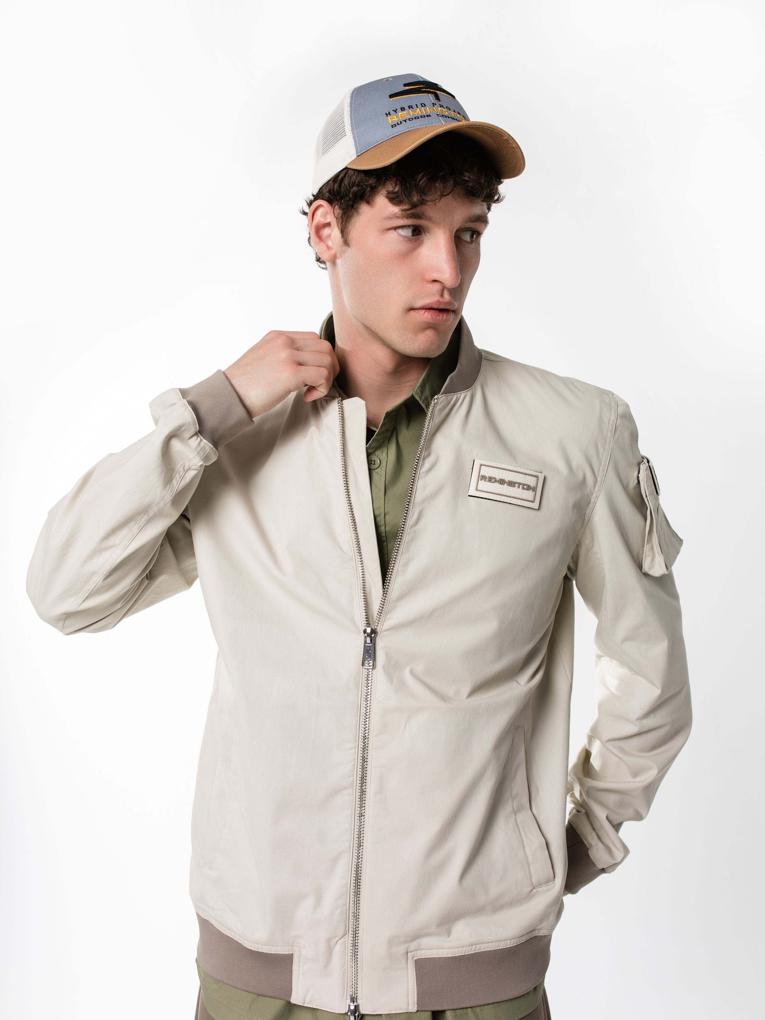 Куртка-бомбер Remington Barcelona Beige — куртки, жилеты, маскировочные костюмы, одежда для рыбалки и охоты | KORGAN Казахстан