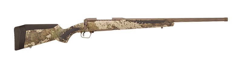 Нарезной карабин SAVAGE Мод. 110 HIGH COUNTRY SYNTHETIC CAMO TRUE TIMBER STRATA + MIDNIGHT BRONZE CERAKOTE FLUTED 6,5 Creedmoor — детальное фото