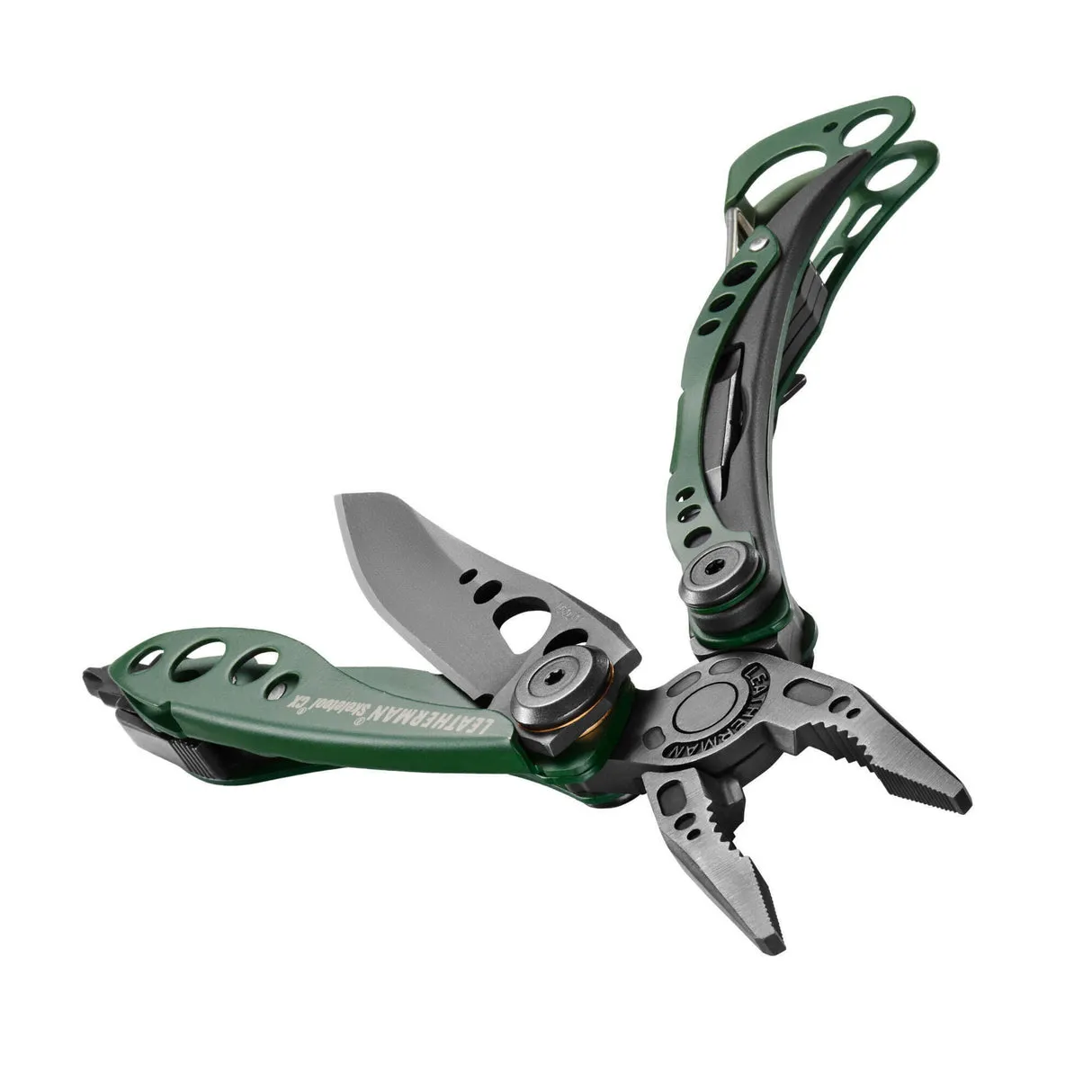 Мультиинструмент LEATHERMAN Мод. SKELETOOL CX OD GREEN для охоты и туризма в Алматы, Казахстан