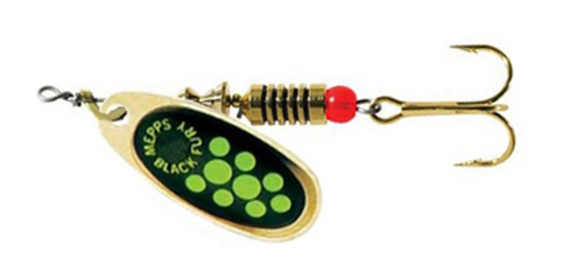 Блесна MEPPS BLACK FURY (gold chartreuse dots) — купить Вертушки в Алматы | KORGAN