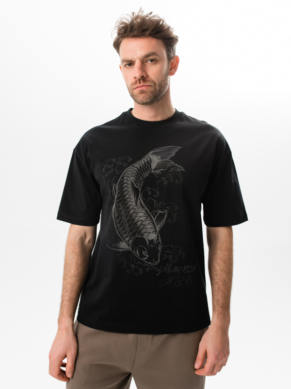Футболка мужская Remington Fish Black — одежда для охоты, рыбалки, туризма и города | KORGAN.KZ