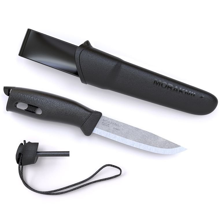 Нож MORAKNIV Мод. COMPANION SPARK BLACK | Купить нож в Алматы | Корган Центр