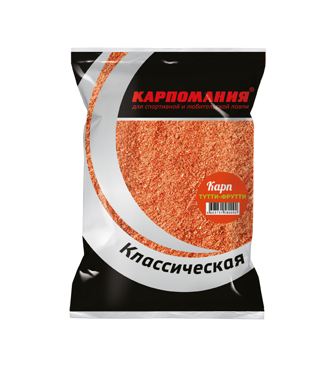 Прикормка КАРПОМАНИЯ КЛАССИЧЕСКАЯ (карп тутти фрутти)(750г.) — приманка, снасти и аксессуары для рыбалки | Алматы, Казахстан