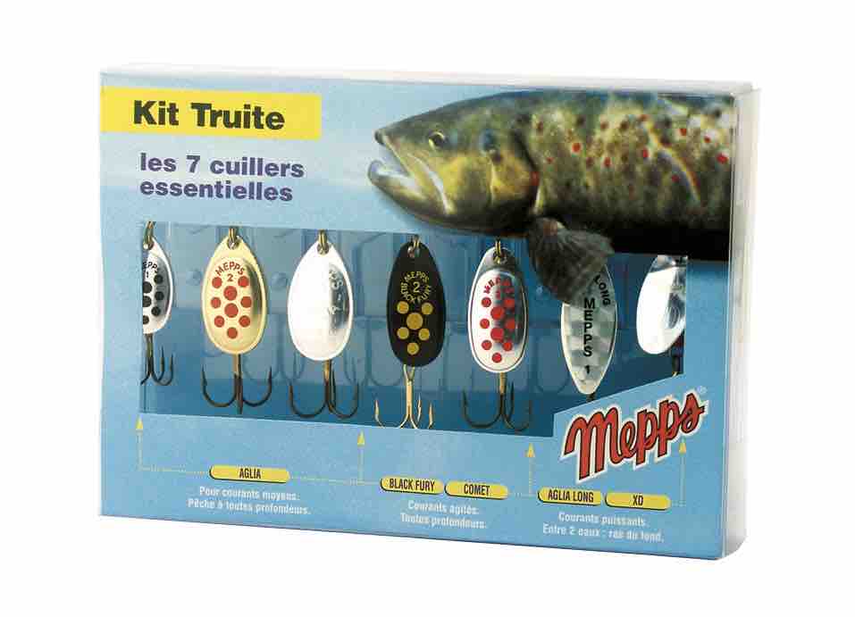 Набор блесен MEPPS TROUT (7шт) — купить Набор в Алматы | KORGAN