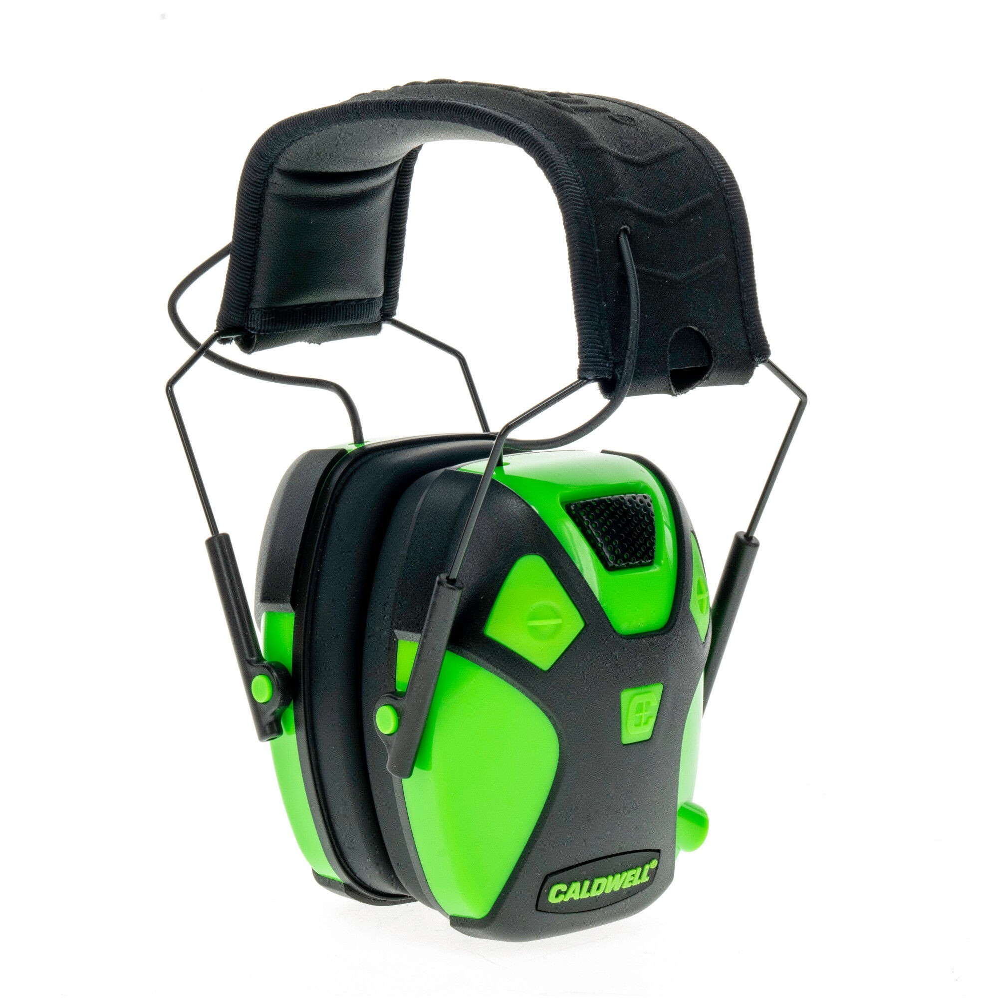Наушники CALDWELL (активные) Мод. E-MAX PRO YOUTH NEON GREEN для охоты, рыбалки и спортивной стрельбы в Алматы, Казахстан