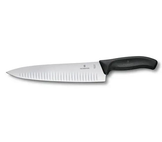 Кухонный нож VICTORINOX Мод. SWISS CLASSIC CARVING FLUTED #6.8023.25B для кухни в Алматы, Казахстан