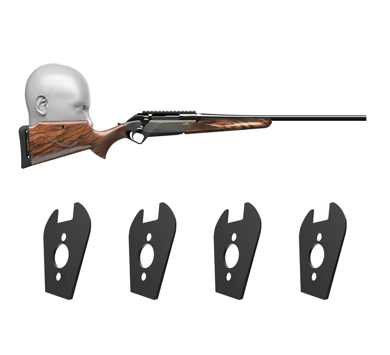 Нарезной карабин BENELLI Мод. LUPO BE.S.T. WOOD ADJUSTABLE COMB P-COMFORT CRIO .308 Win. — детальное фото