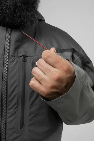 Куртка забродная Remington  Fishing  Rivers Black/Grey — куртки, жилеты, маскировочные костюмы, одежда для рыбалки и охоты | KORGAN Казахстан