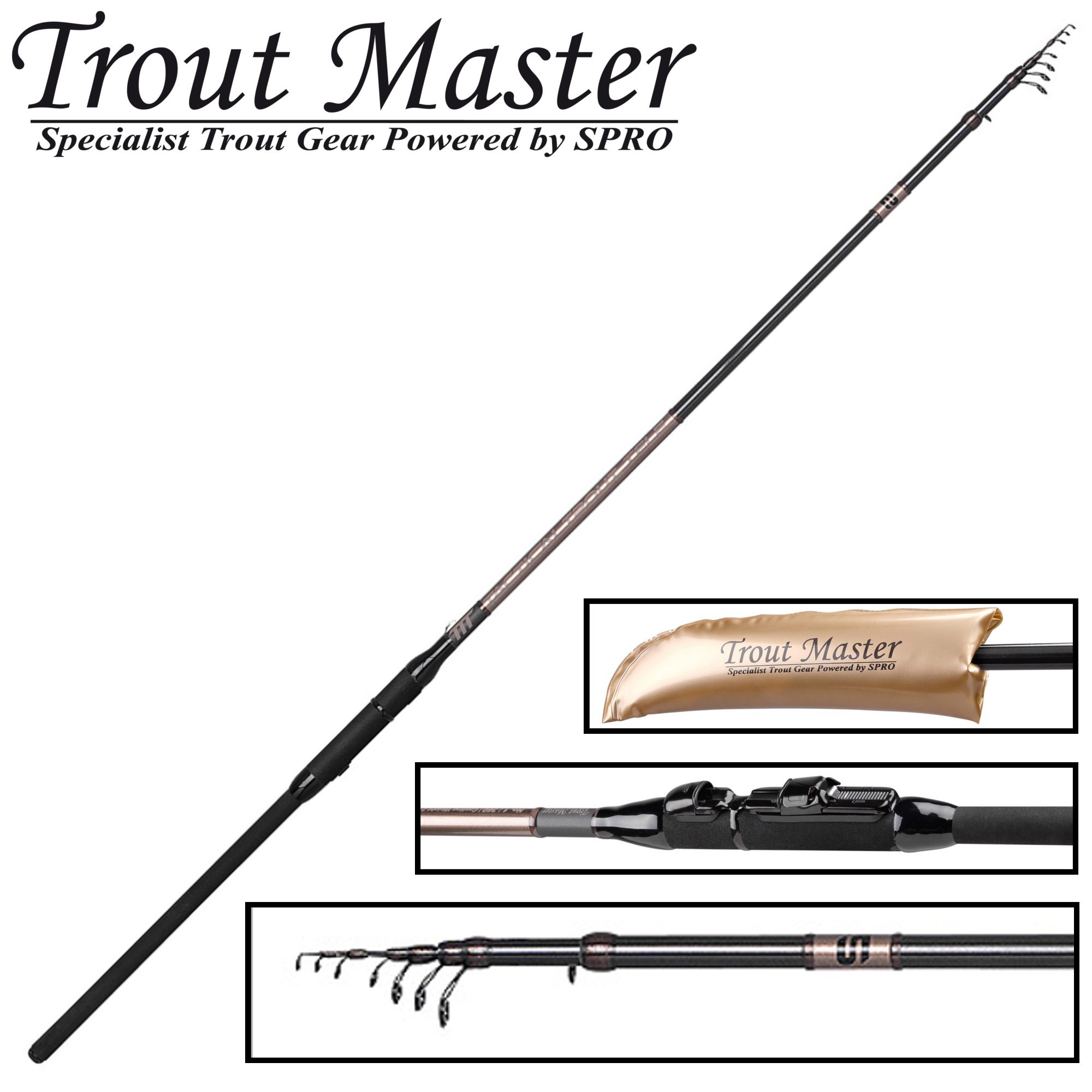 Удилище телескопическое SPRO TROUT MASTER TACTICAL TROUT TELE — телескопическое удилище, снасть для рыбалки | Алматы, Казахстан