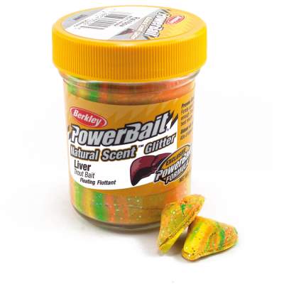 Паста BERKLEY POWERBAIT NATURAL GLITTER TROUT BAIT — приманка, снасти и аксессуары для рыбалки | Алматы, Казахстан