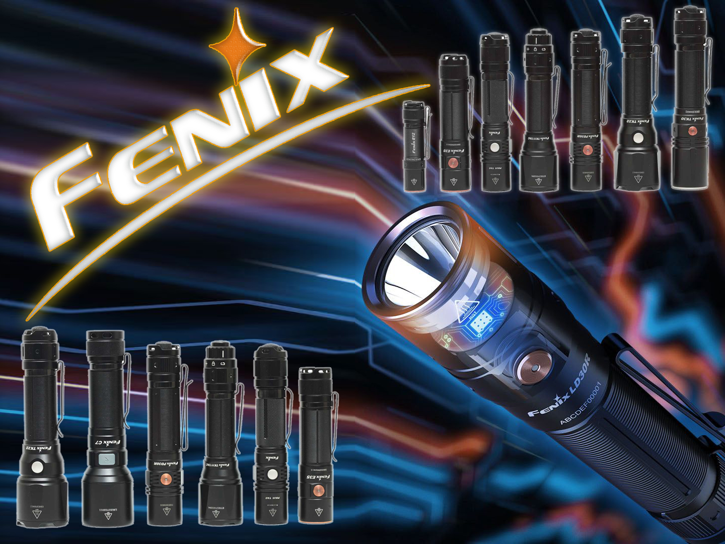 Новое поступление фонарей FENIX и аксессуаров к ним