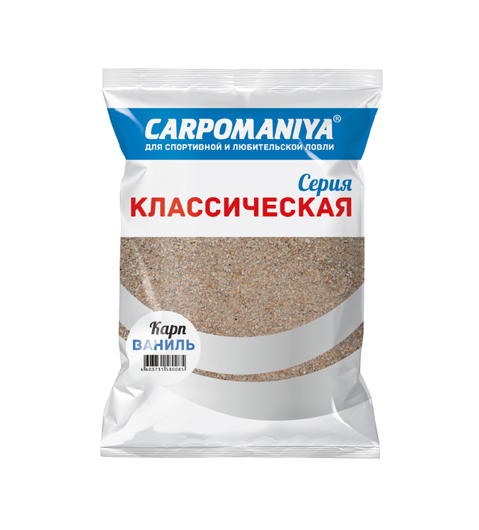 Прикормка КАРПОМАНИЯ КЛАССИЧЕСКАЯ (карп ваниль)(750г.) — приманка, снасти и аксессуары для рыбалки | Алматы, Казахстан